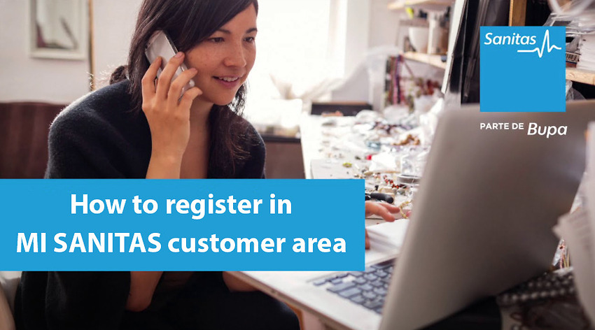 How to register in MI SANITAS customer area