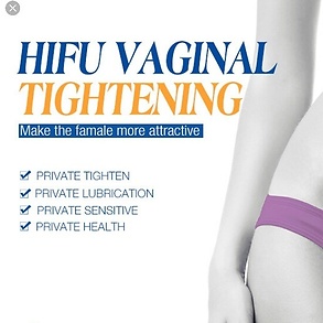 Vaginal hifu för tightening och privat hälsa.