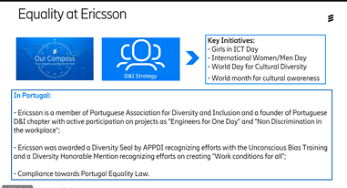 Equality at Ericsson Portugal