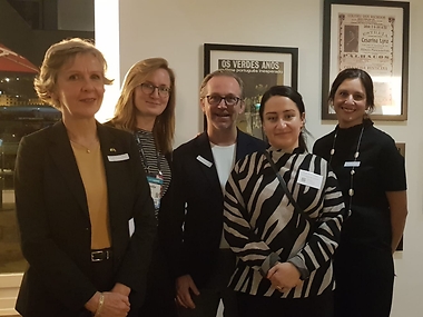 Ambassador Helena Pilsas, Chairwoman Jennifer Ekström, Secretary General Roya Moghaddas, Innovation Management Consult Peter Thorin and Country Manager Iberia, Samira Grylin-Allalou