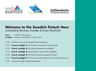 Sweden at Websummit 2022