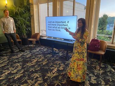 Paula Marques, Director for Business Transformation at NOVA SBE at the Swedish Portuguese Chamber of Commerce