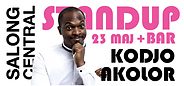 Kodjo Akolor på Salong Central i samarbete med Funnybones Production