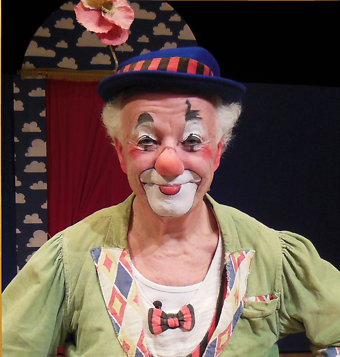 Clownen Manne på Knivsta Nycirkusfestival 15 april 2023