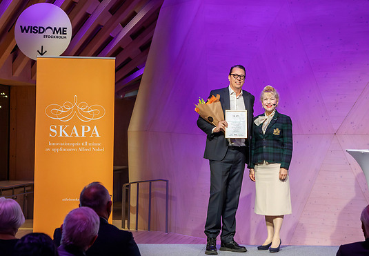 Christian Landgren fick priset SKAPA-kommunikationspris till minne av Harald Romanus 2025