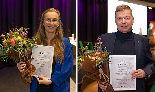 Hedersomnämningar till Esther von Schoenberg och Ulf Lindström