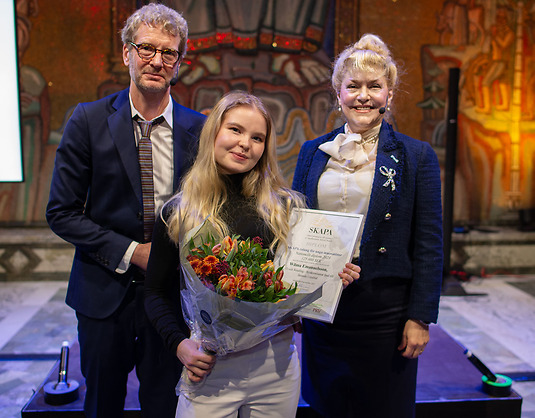 Wilma Emanuelsson från Västra Götalands län fick första priset – SKAPA-talang för unga innovatörer
