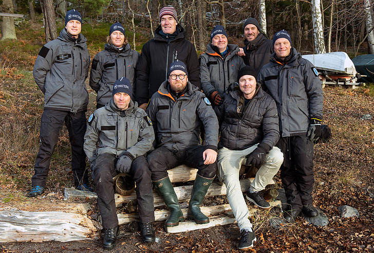 Gruppbild av Beredskap Sveriges team